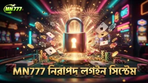 MN777 প্ল্যাটফর্মে নিরাপদ লগইন নিশ্চিত করে খেলোয়াড়ের তথ্য সুরক্ষা।