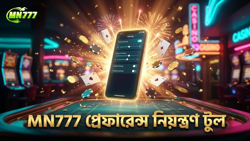 ব্যবহারকারীর প্রেফারেন্স নিয়ন্ত্রণে MN777 এর উন্নত টুলস