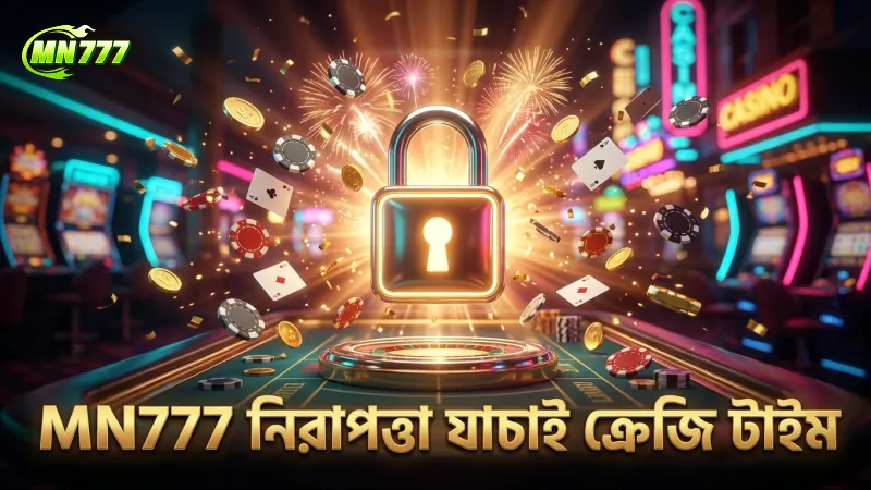 MN777-এ ক্রেজি টাইমের নিরাপত্তা যাচাই গুরুত্বপূর্ণ।