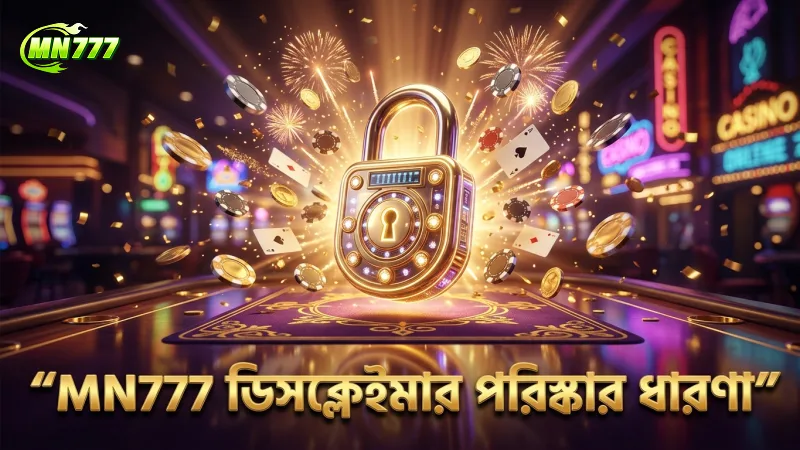 ডিসক্লেইমার পড়ে গেমিং সম্পর্কে সঠিক ধারণা তৈরি করুন 1 ডিসক্লেইমার পড়ে MN777-এ ঝুঁকি সম্পর্কে পরিষ্কার ধারণা