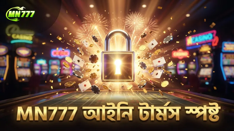 টার্মস অ্যান্ড কন্ডিশনস-এর আইনি কাঠামো MN777-এ স্পষ্টভাবে নির্ধারিত